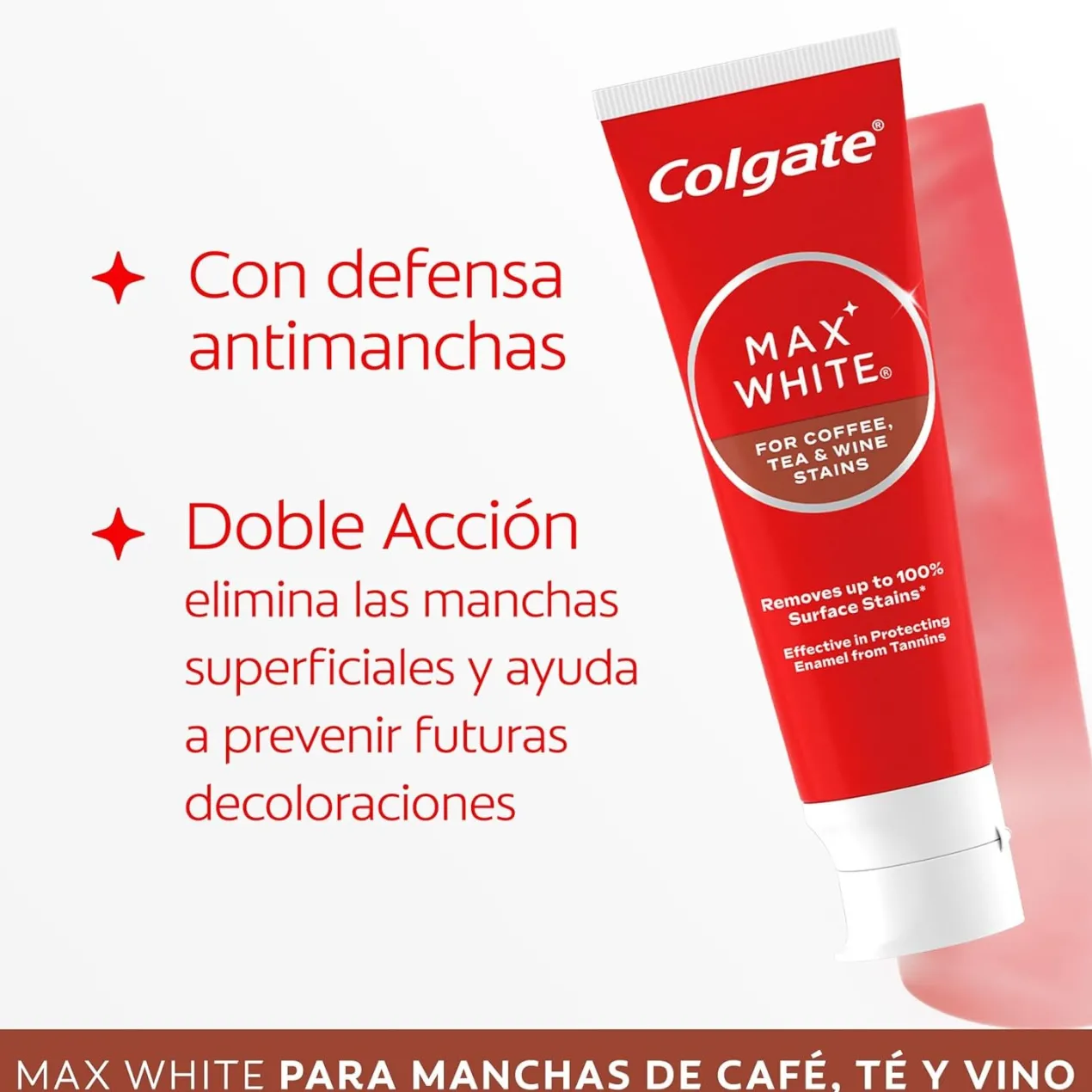 Pasta de Dientes Blanqueadora Max White For Coffee, Tea & Wine