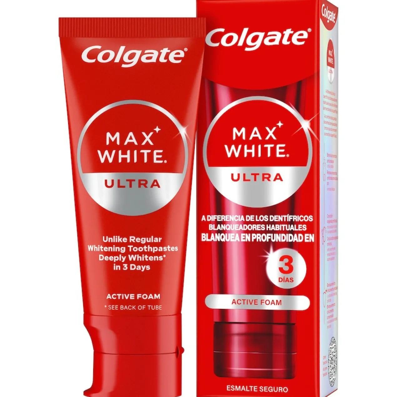 Pasta de Dientes Blanqueadora Max White Ultra Active Foam