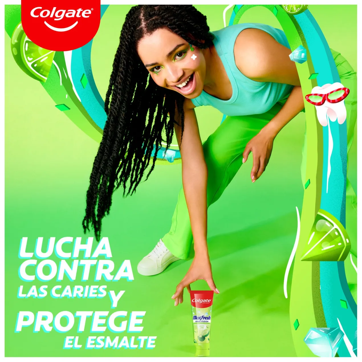 Pasta de dientes Colgate Max Fresh Fruit Fusion Zesty