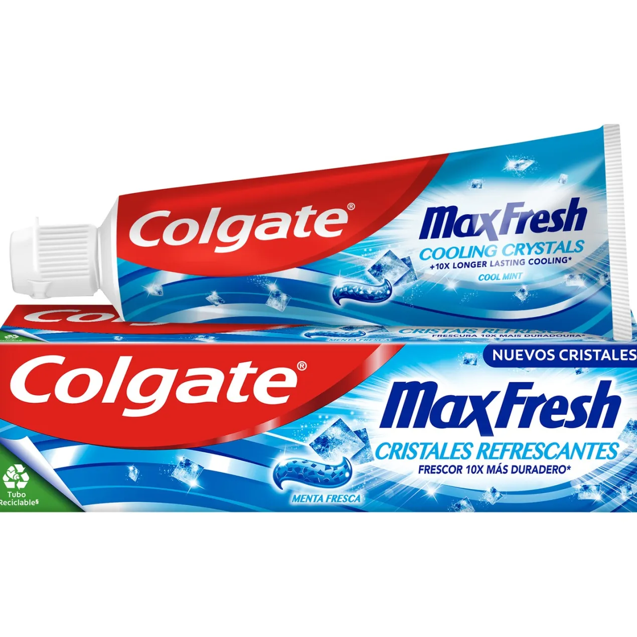 Pasta de Dientes Max Fresh con Cristales Refrescantes