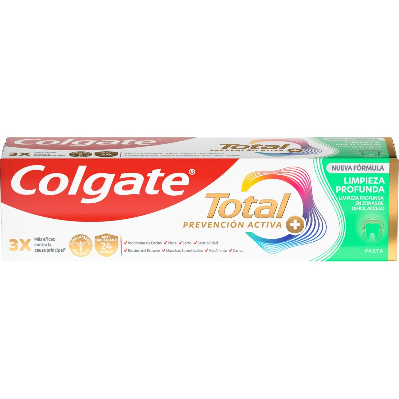 Pasta de Dientes Total Prevención Activa + Limpieza Profunda