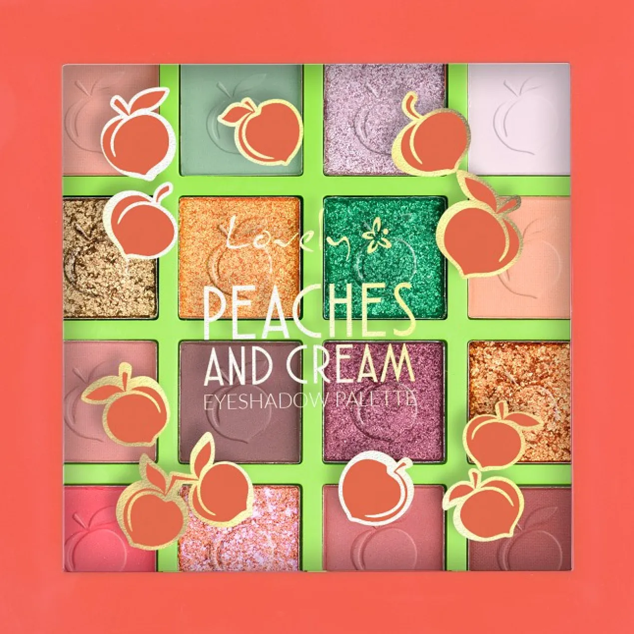 PEACHY AND CREAMY Paleta de Sombras