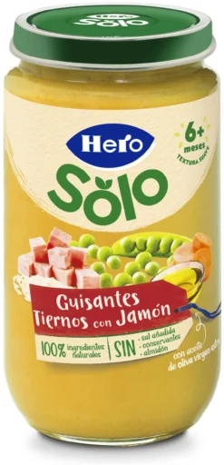 Pedialac Puré de Guisantes Baby con Jamón