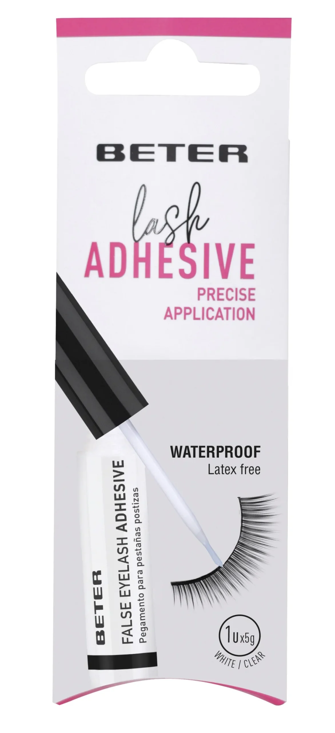 Pegamento con pincel para Pestañas Postizas False Eyelash Adhesive
