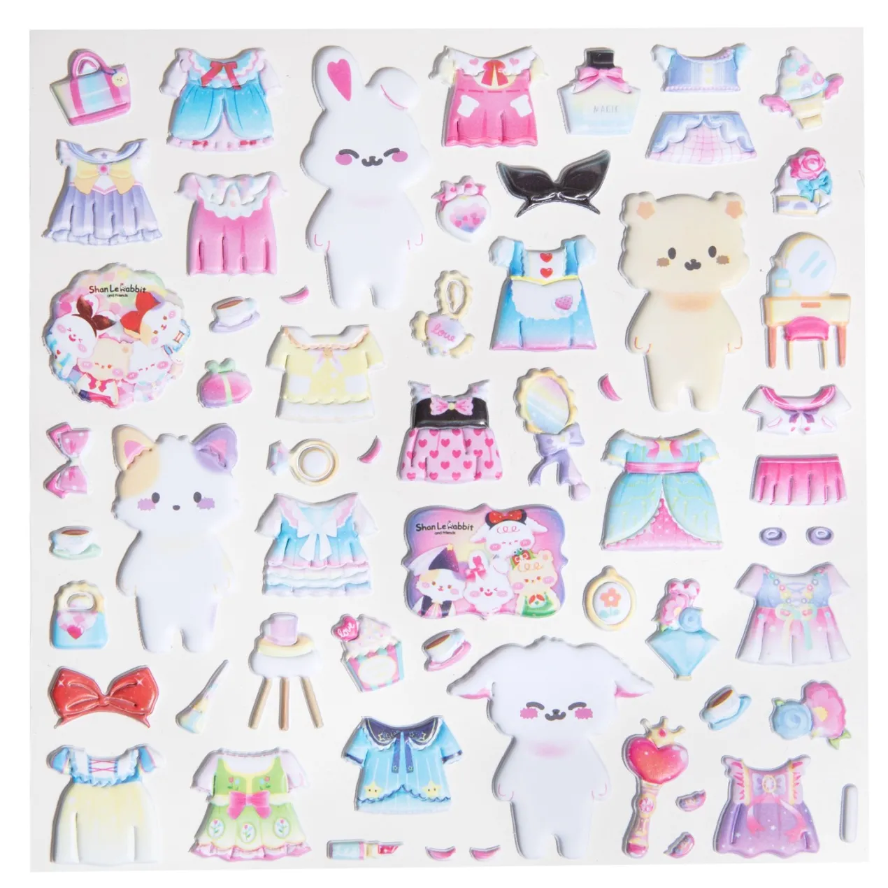 Pegatinas Dresses Up