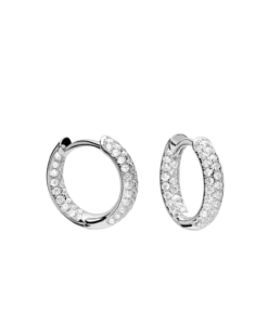 Pendientes de Plata Aro Clavel