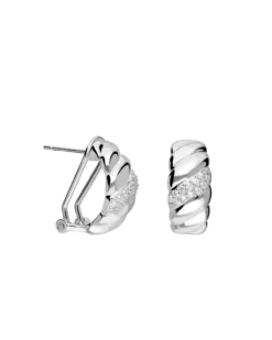 Pendientes de Plata Caracola