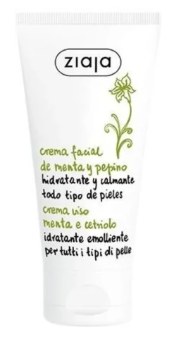 Pepino y Menta Crema facial hidratante