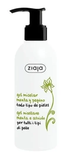 Pepino y Menta Gel limpiador micelar