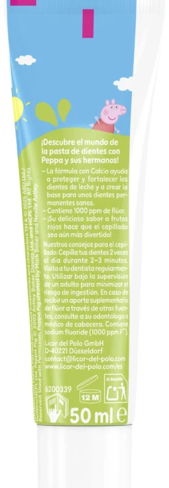Peppa Pig Dentífrico Anticaries