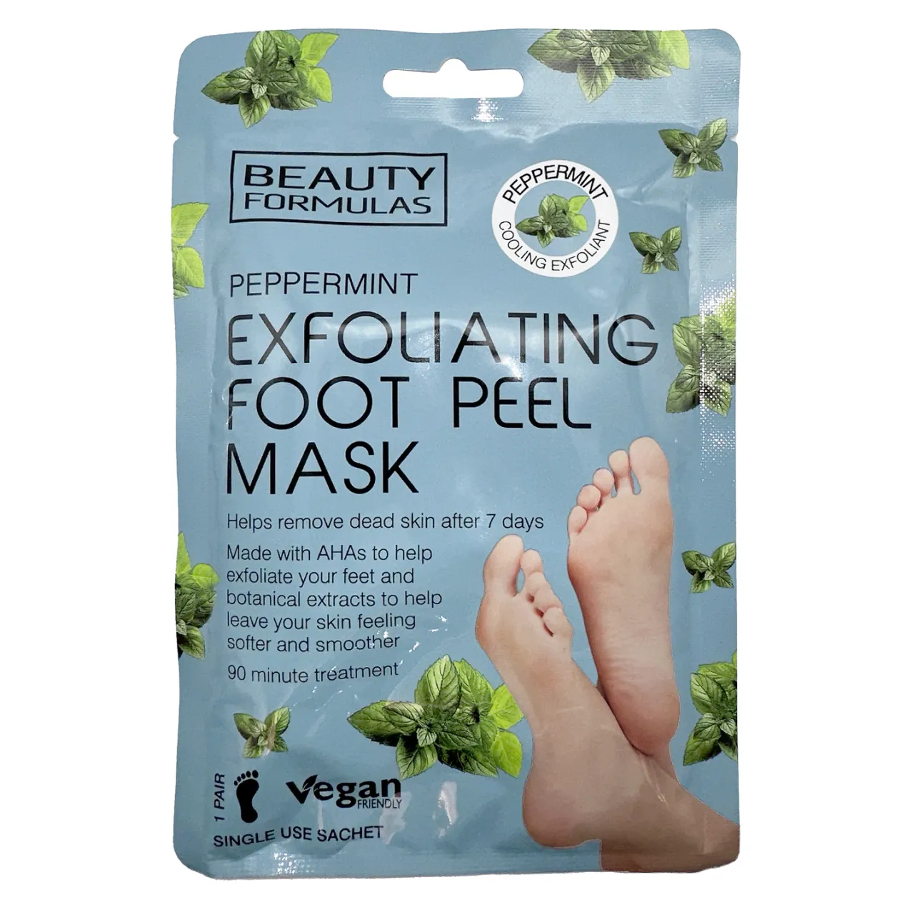 Peppermint Mascarilla Exfoliante para Pies