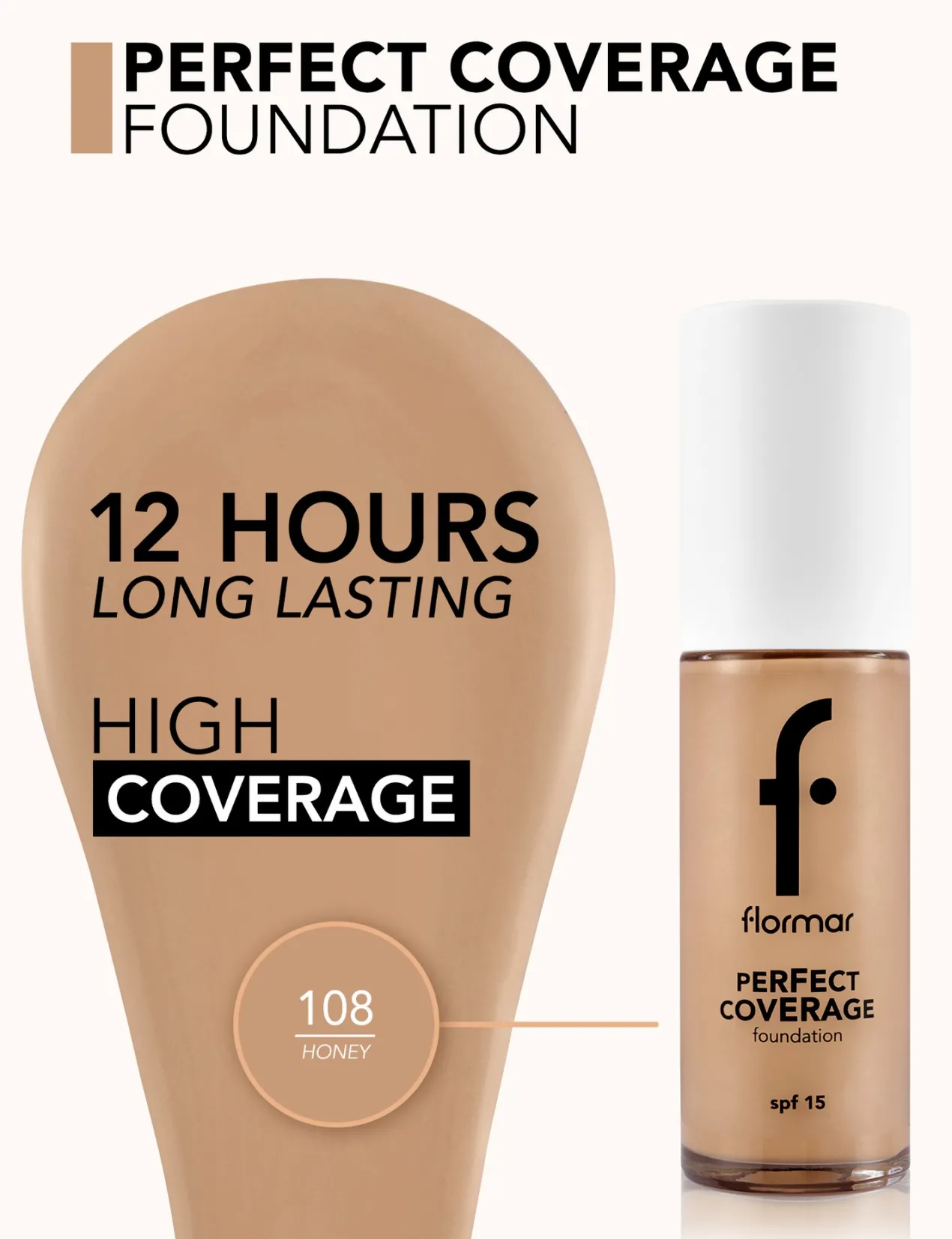 Perfect Coverage Foundation Base de Maquillaje