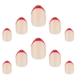 Petite Gel Finish Red Tips Uñas Postizas Edición Limitada