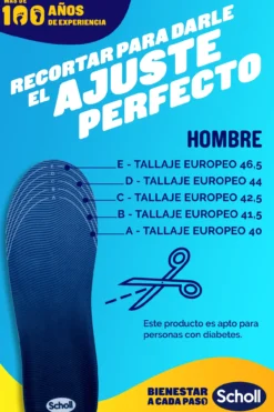 Plantillas Gel Activ Sport Hombre