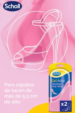 Plantillas Gel Activ Tacón Muy Alto