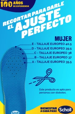 Plantillas Gel Activ Uso Diario Mujer