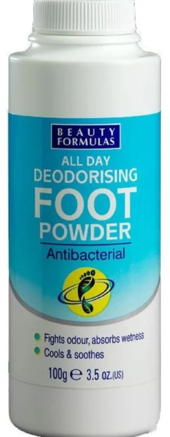 Polvo desodorante para pies Antibacterial