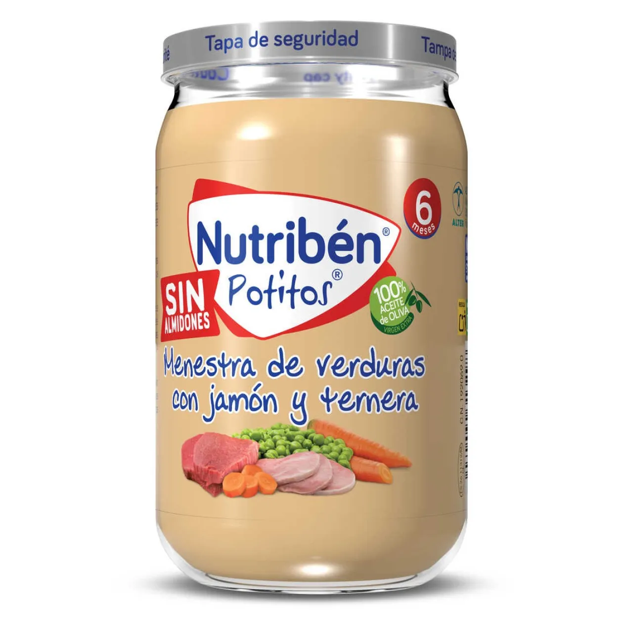 Potito Jamón, Ternera y Menestra de Verduras