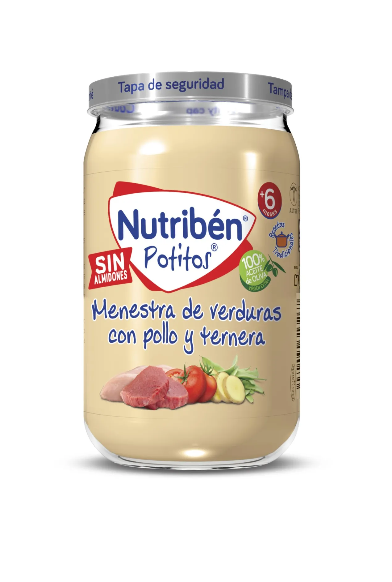Potito Menestra Verdura con Pollo y Ternera