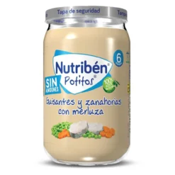 Potito Suprema de Merluza con Guisantes y Zanahorias