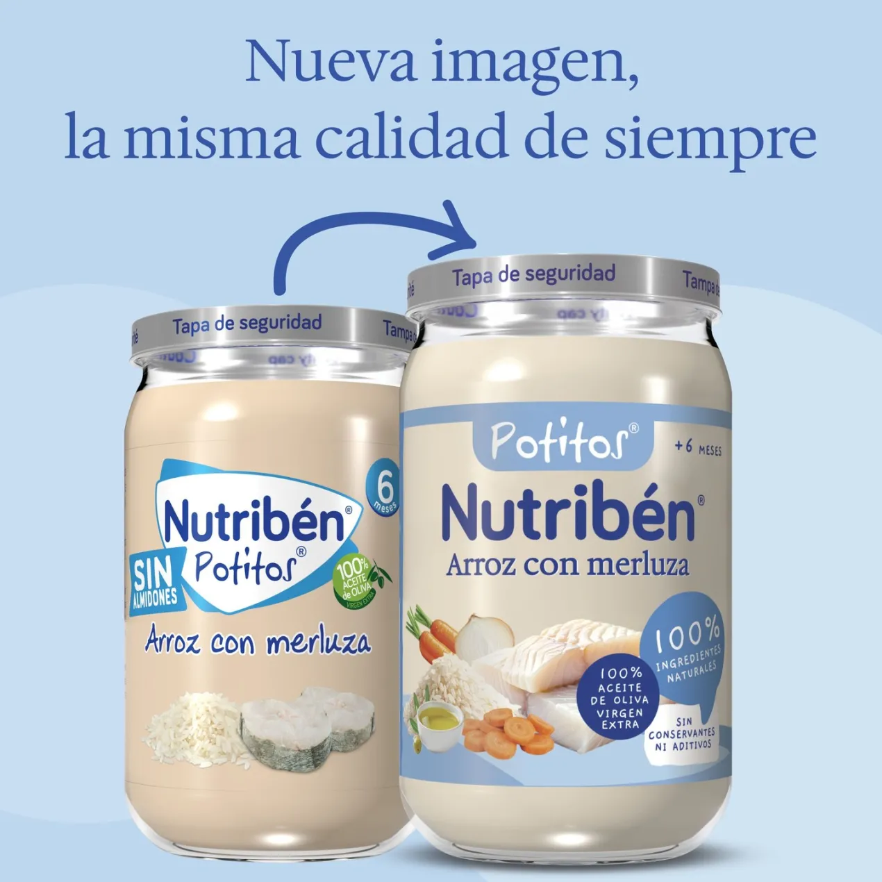 Potito Suprema de Merluza con Arroz