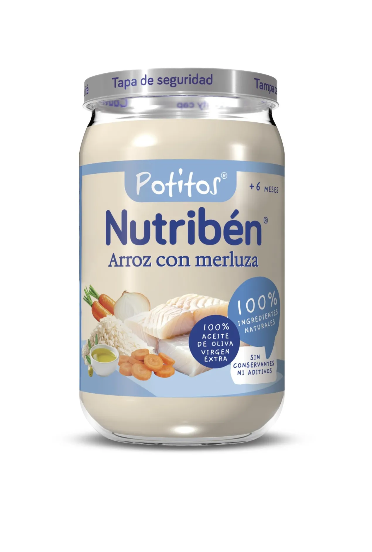 Potito Suprema de Merluza con Arroz
