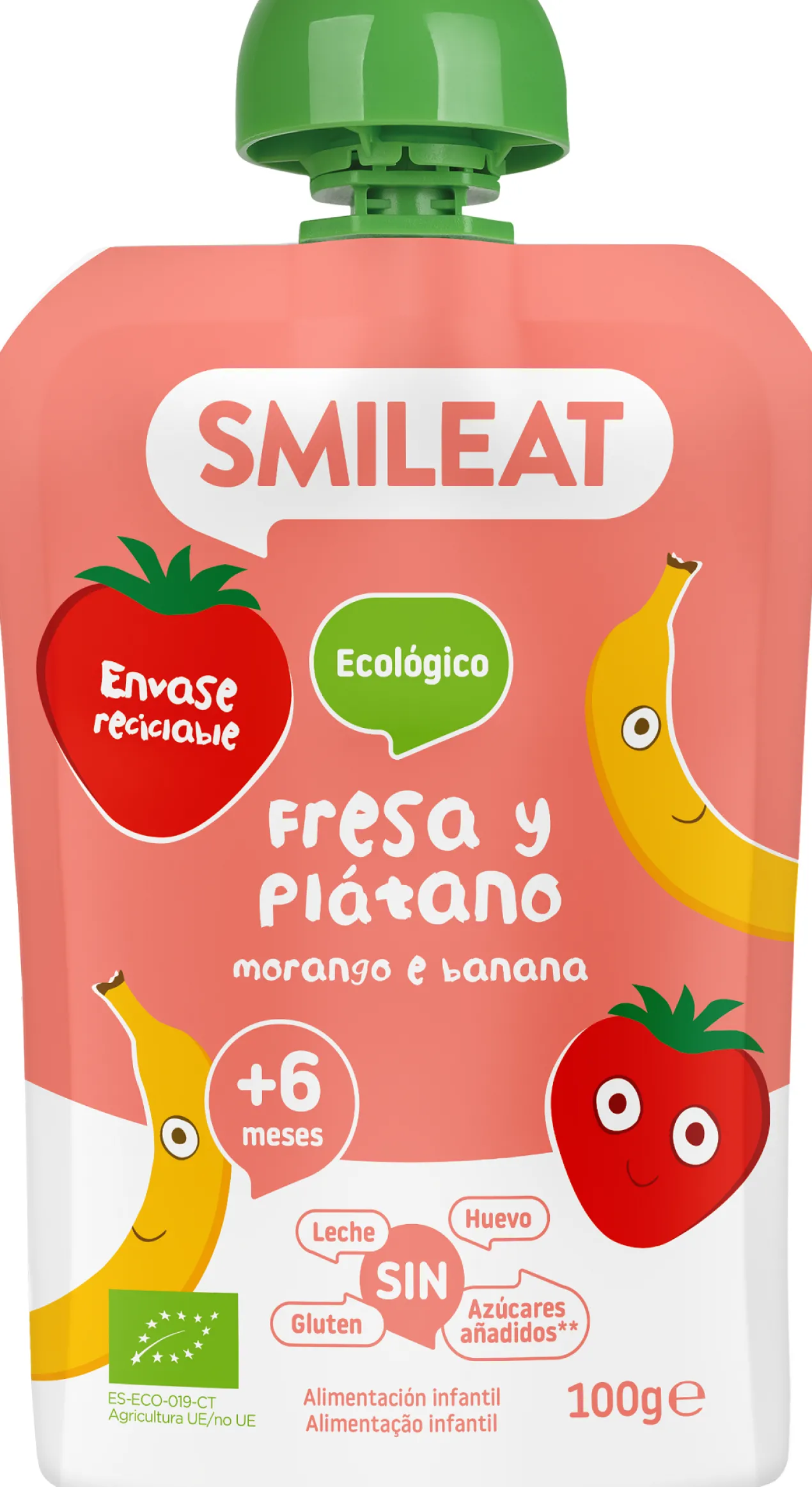 Pouch de Fresa y Plátano