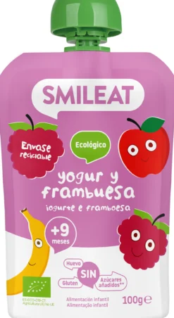 Pouch Yogur y Frambuesa