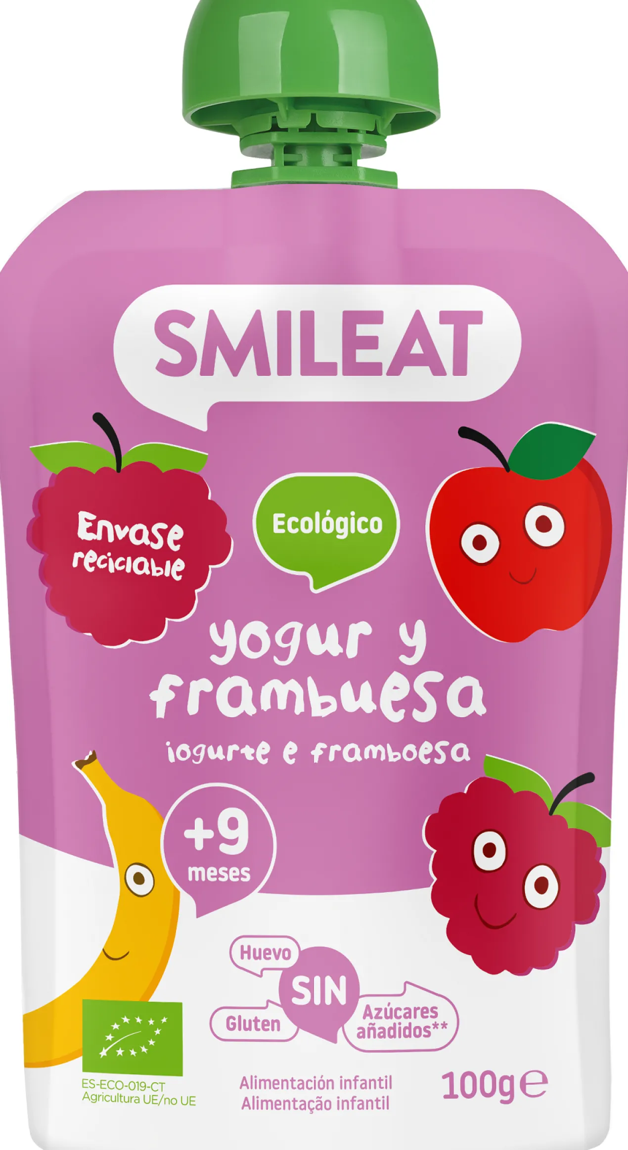 Pouch Yogur y Frambuesa