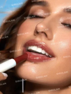 Pout-Perfect Shimmer Brillo de Labios Voluminizador Efecto Perlado