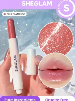 Pout-Perfect Shimmer Brillo de Labios Voluminizador Efecto Perlado