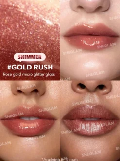 Pout-Perfect Shimmer Brillo de Labios Voluminizador Efecto Perlado