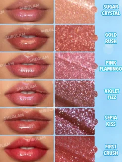 Pout-Perfect Shimmer Brillo de Labios Voluminizador Efecto Perlado