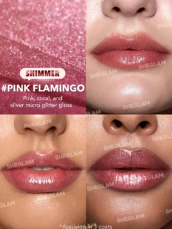 Pout-Perfect Shimmer Brillo de Labios Voluminizador Efecto Perlado