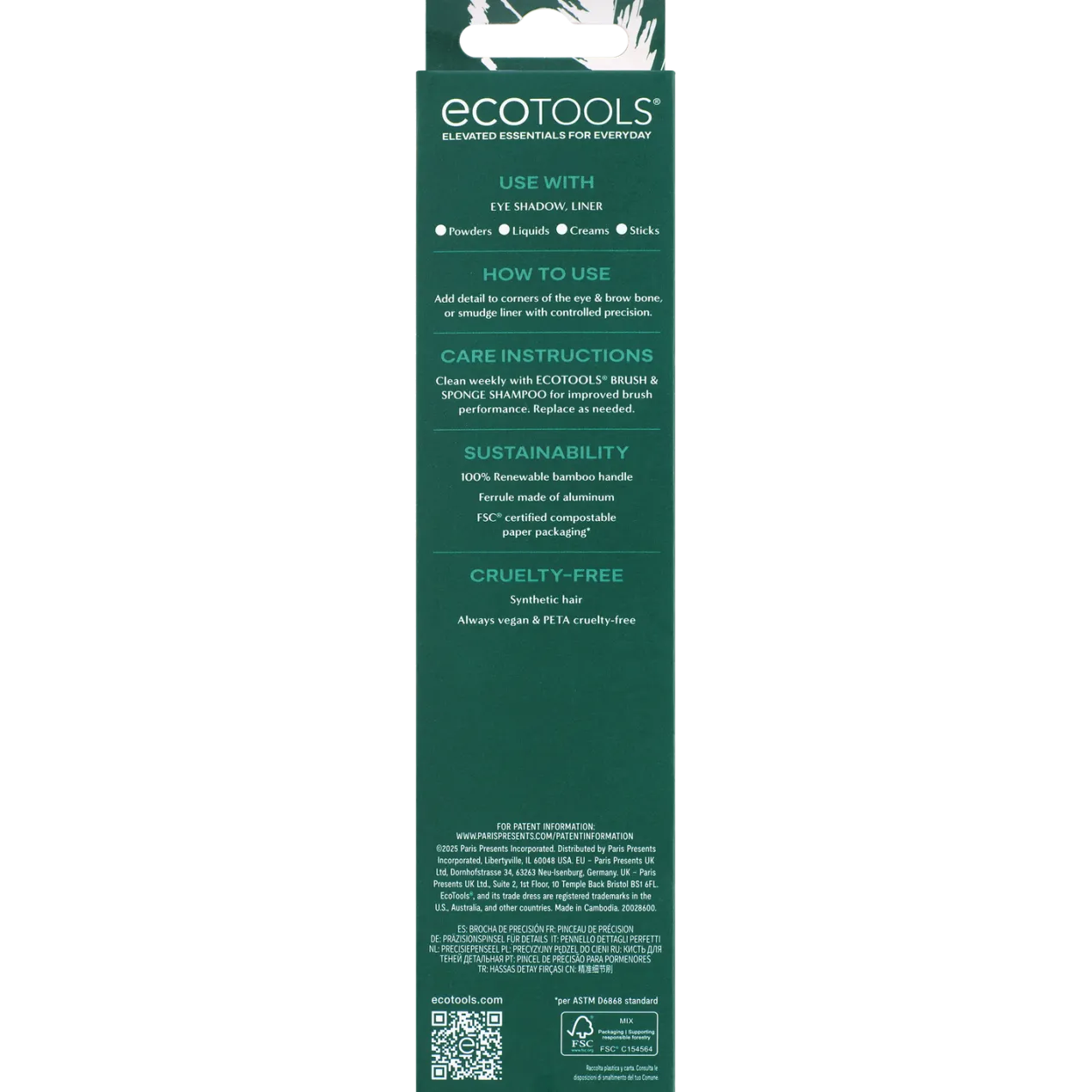 Precision Detail Brocha Para Ojos