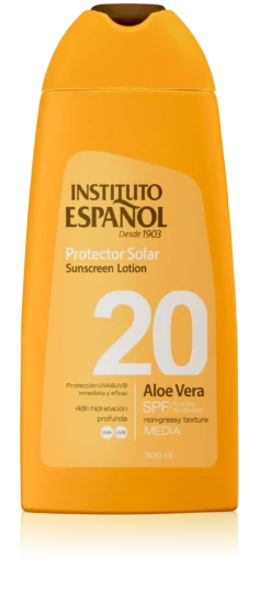 Protección Solar Loción Aloe Vera SPF20