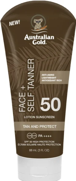 Protector solar facial con autobronceador Face + Self Tanner