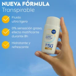 Protector Solar Sun Facial Fluido Diario SPF50+