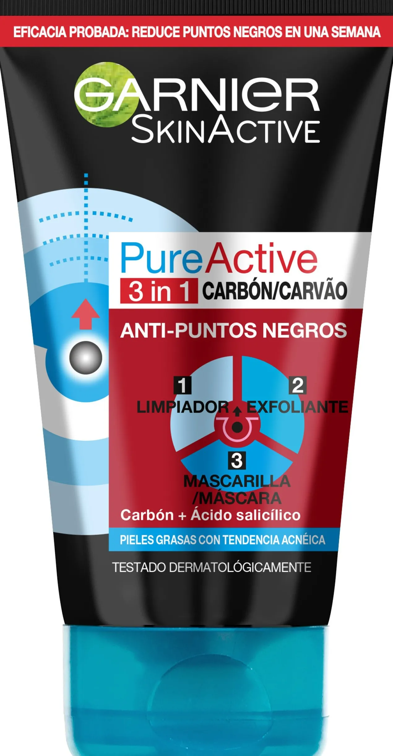 Pure Active Limpiador 3en1 Carbón