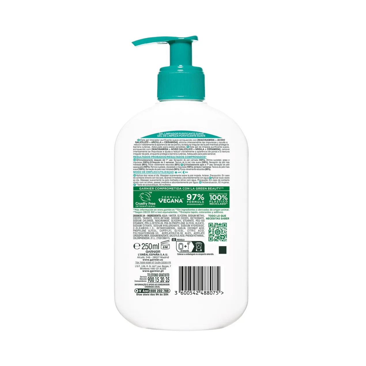 Pure Active Salicylic Gel Limpiador Purificante Suave