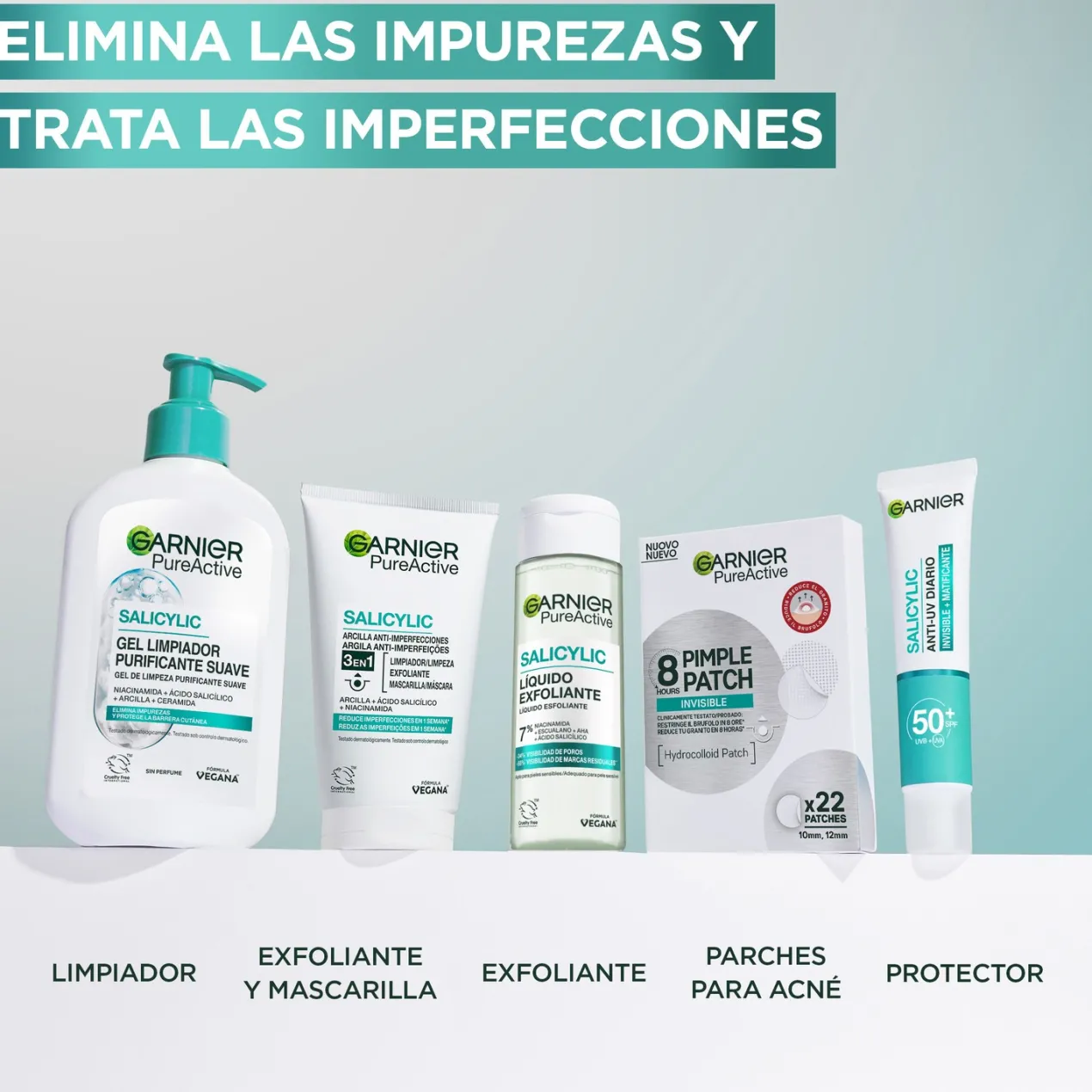 Pure Active Salicylic Gel Limpiador Purificante Suave