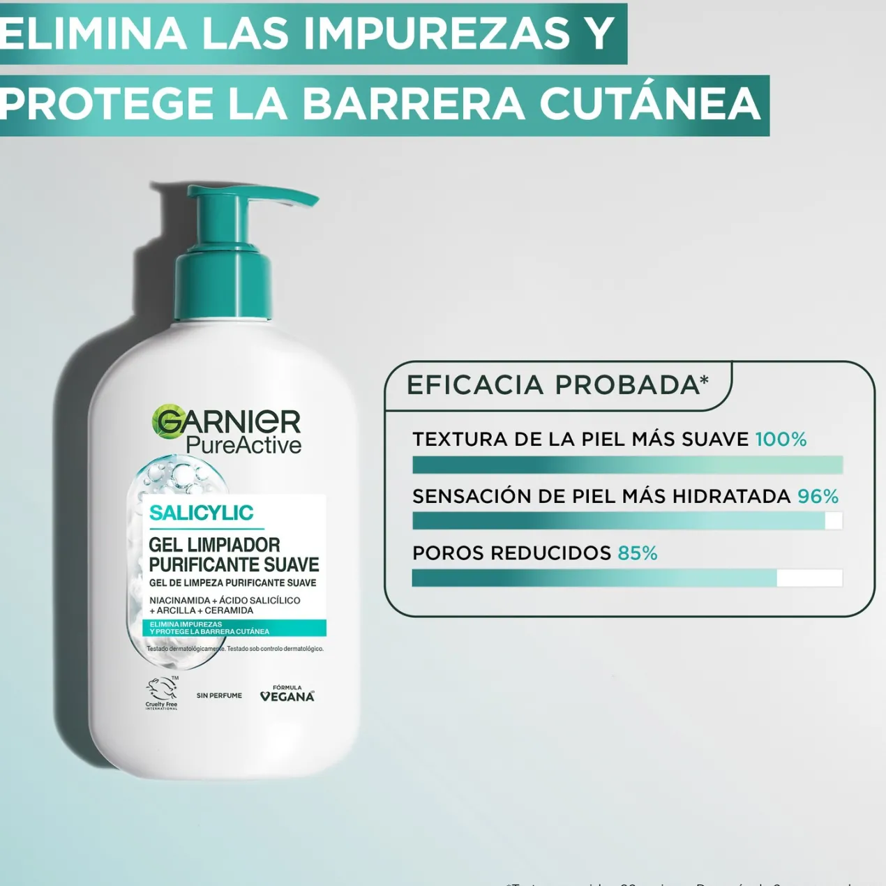 Pure Active Salicylic Gel Limpiador Purificante Suave