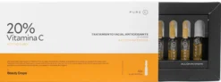 Pure C Ampollas 20% Vitamina C Tratamiento Antioxidante