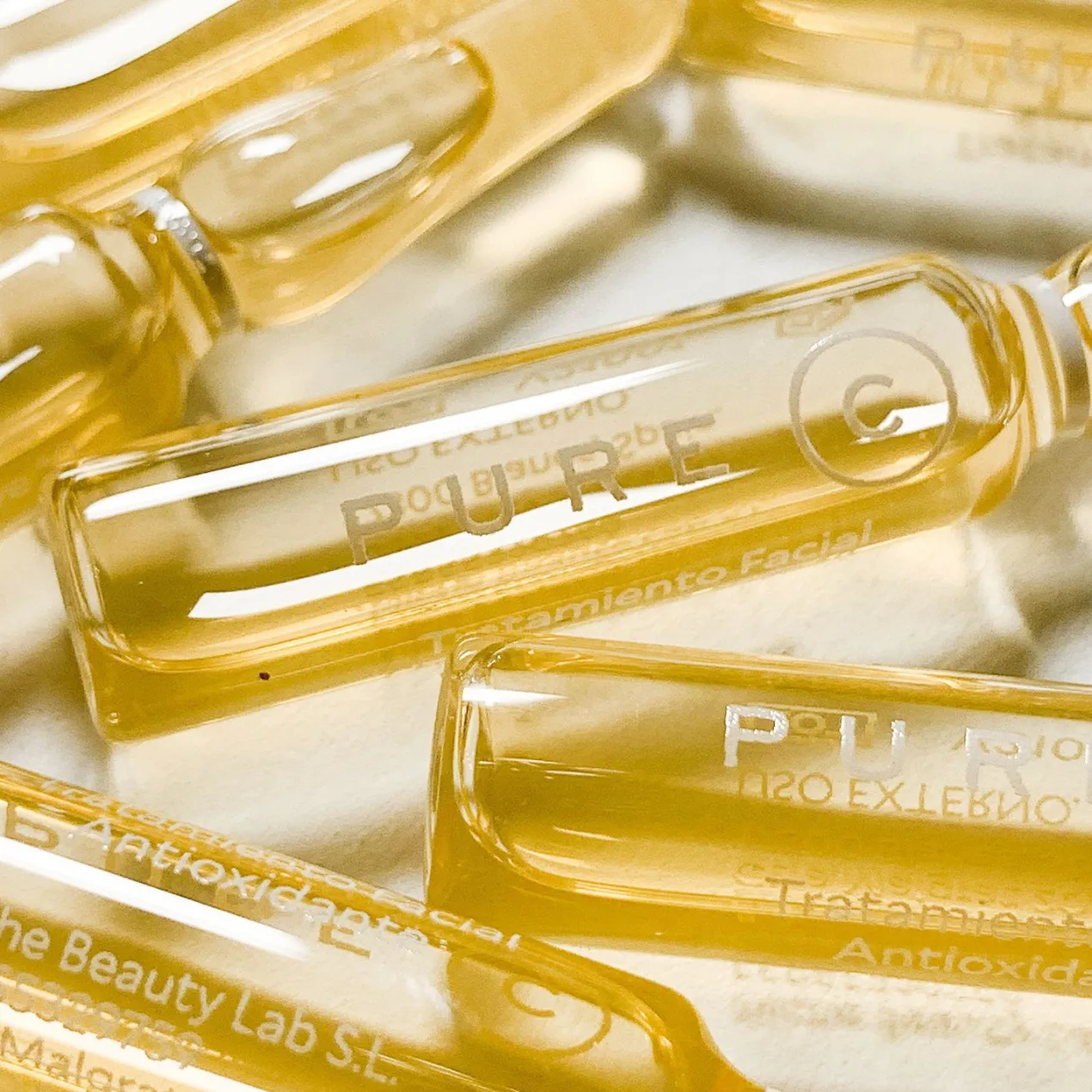 Pure C Ampollas 20% Vitamina C Tratamiento Antioxidante