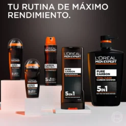 Pure Carbon Gel de Ducha con Carbón 5 en 1