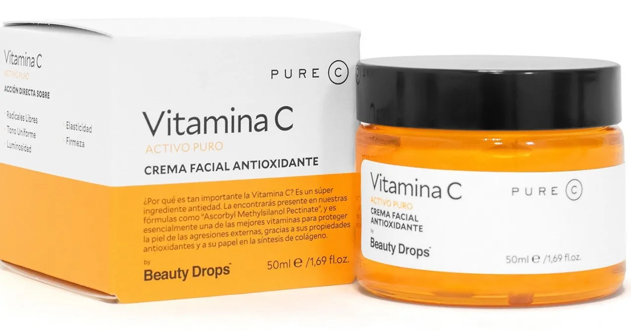 Pure C Vitamina C Crema Facial Antioxidante