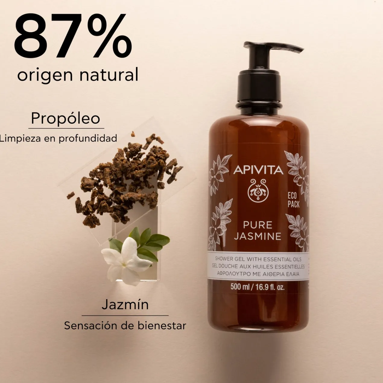 Pure Jasmine Gel de Baño con Aceites Esenciales