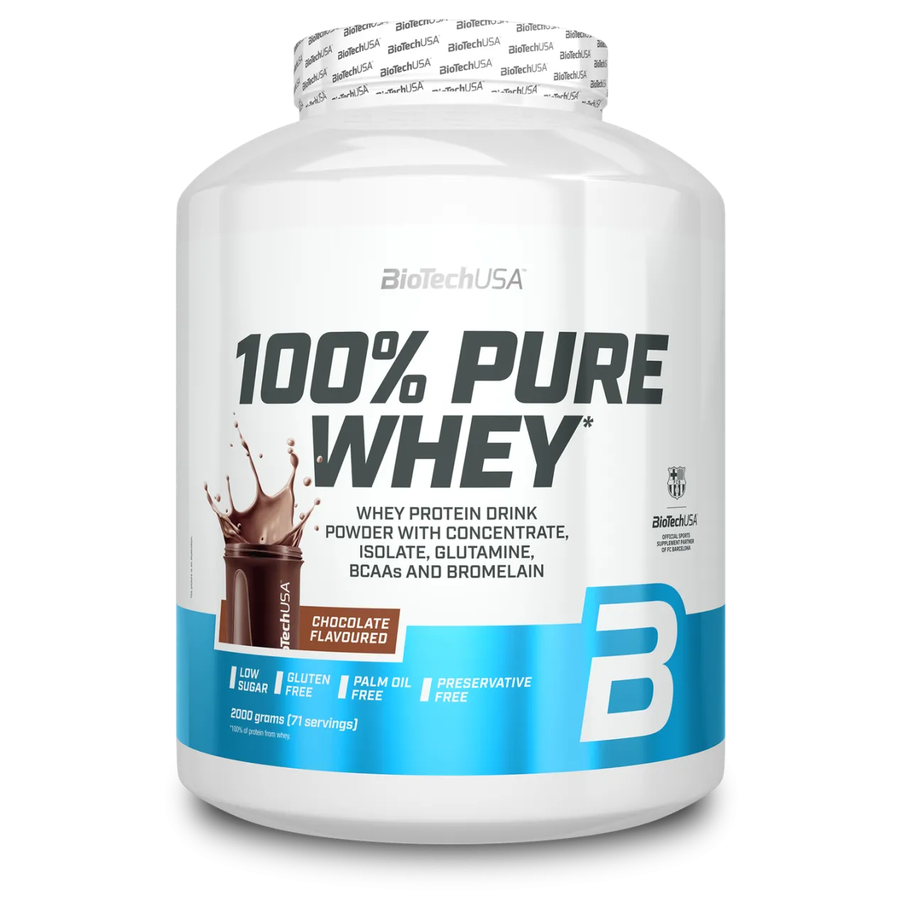 100% Pure Whey Chocolate Complemento Alimenticio en Polvo