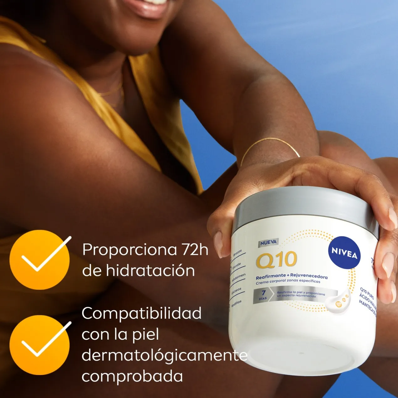Q10 Crema Corporal Reafirmante y Rejuvenecedora
