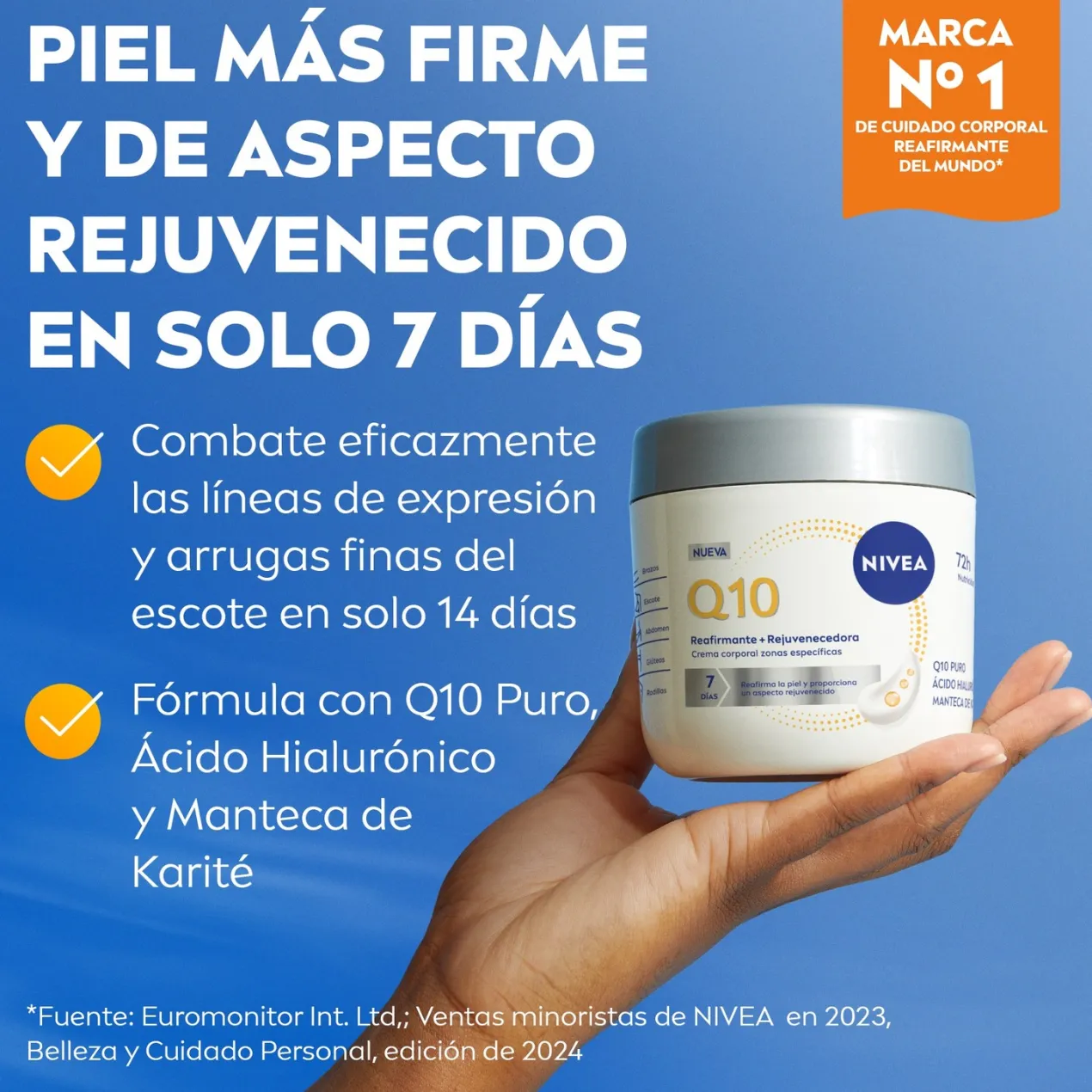 Q10 Crema Corporal Reafirmante y Rejuvenecedora
